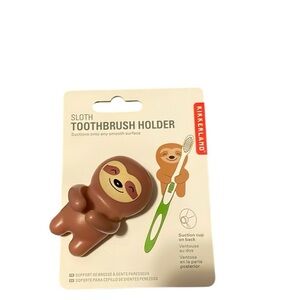 Kikkerland Brown Sloth Toothbrush Holder